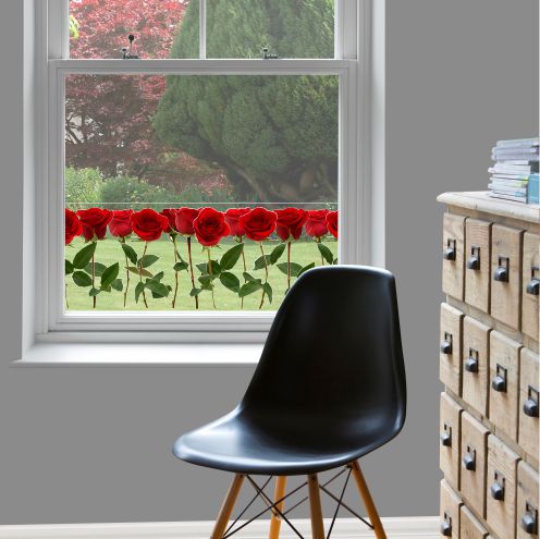 Roses Decorative Window Sticker | Purlfrost