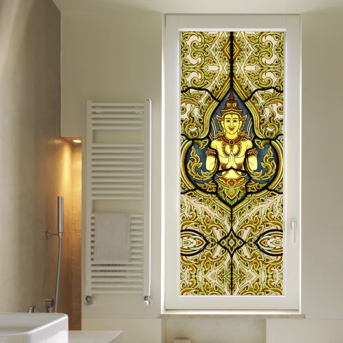 Details about   3D Angel Book Pattern A265 Window Film Print Sticker Cling Stained Glass UV Amy 