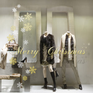 CHRISTMAS FESTIVE SHOP WINDOW DISPLAY GRAPHICS STICKERS DECALS RETAIL SHOWROOM 