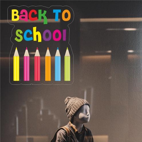 Coloured Pencils Back To School Sticker