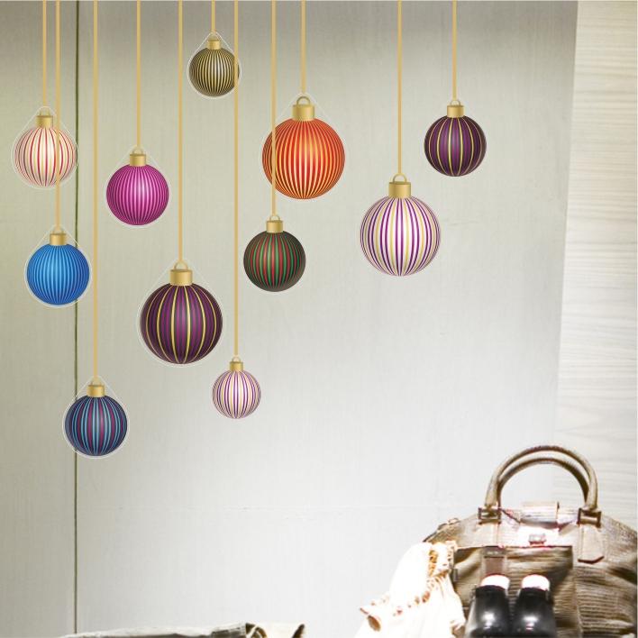Stripy Bauble Multipack