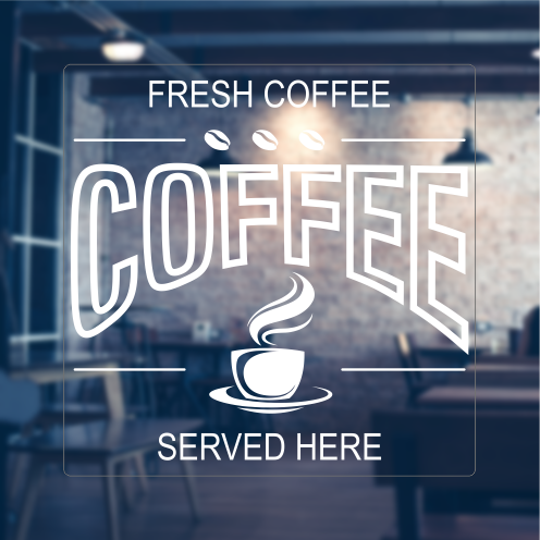 Fresh Coffee Sticker