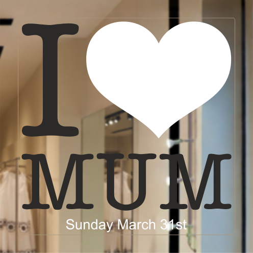 Love Mother's Day Sticker