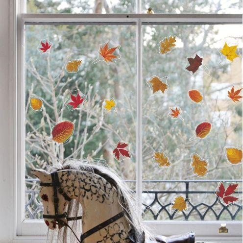 Leaves Bird Strike Window Stickers