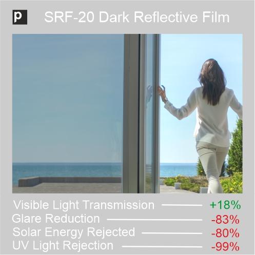 SRF 20 Dark Reflective Window Film