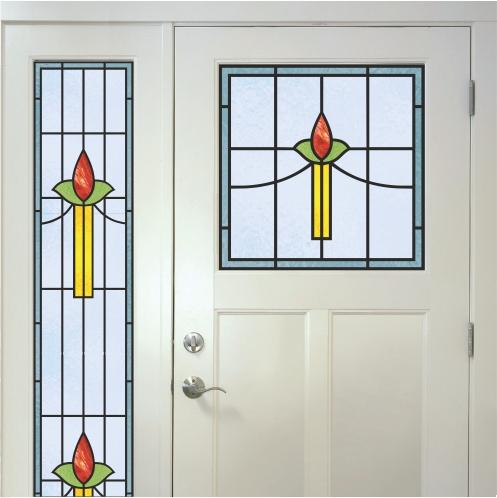 Diamond Art Deco Stained Glass Window Film Purlfrost