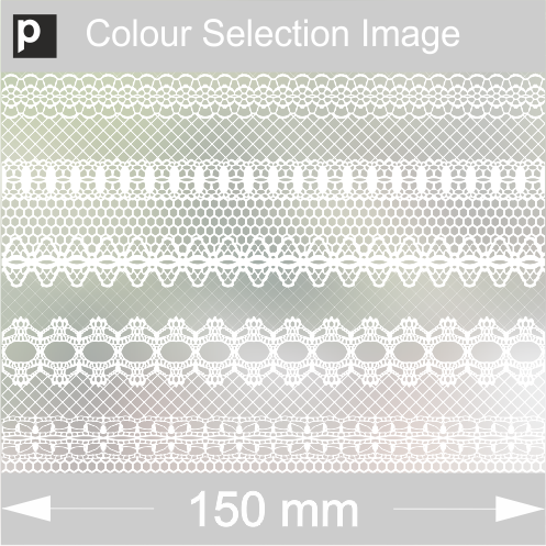 Battenburg Lace Pattern Window Film