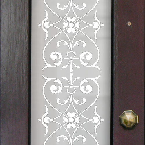 Period Frosted Glass Door Panel Purlfrost