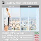 SER 50 Heat Rejection Window Film