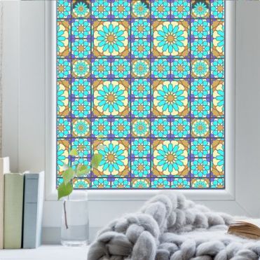 Agadir Stained Glass Effect Window Film