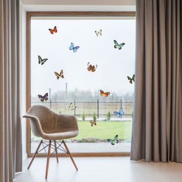 Butterfly Bird Strike Window Stickers