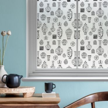 Pots Chinese Patterned Window Film