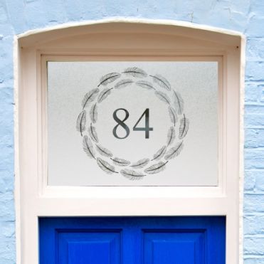 Plume Modern House Number