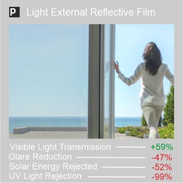 SRF 80X Light External Window Film