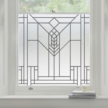 Loewy Art Deco Frosted Film