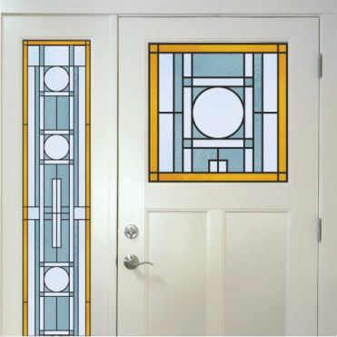 Opal Art Deco Stained Glass Film