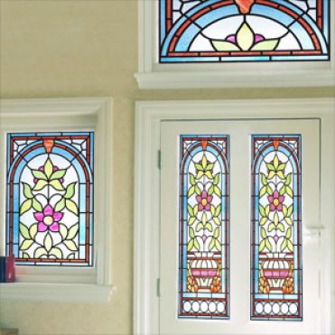 Galle Art Nouveau Stained Glass Film