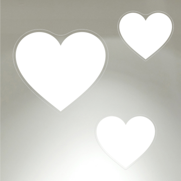 Plain Heart Stickers