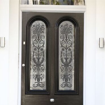 Fran Victorian Frosted Door Pattern