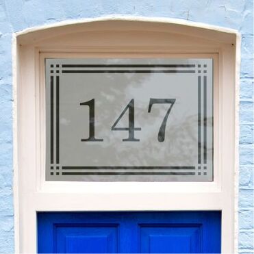 Madison Framed House Number