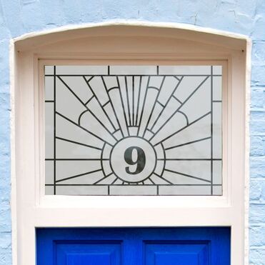 Dufrene Art Deco House Number