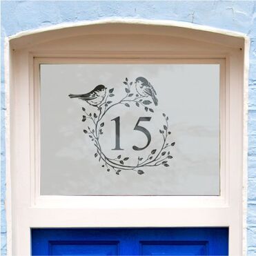Tweet Frosted House Number