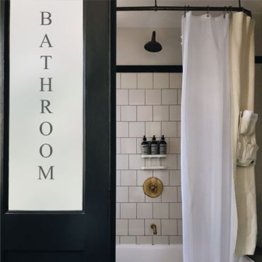 Bathroom Privacy Window Film
