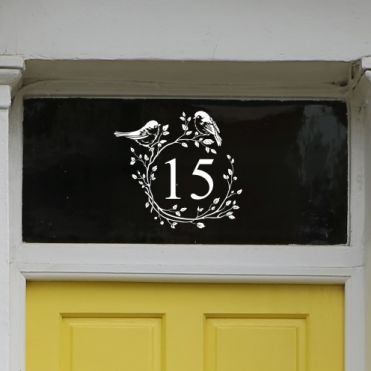 Front Door House Number Vinyl Sticker Decal 100mm Any Number 