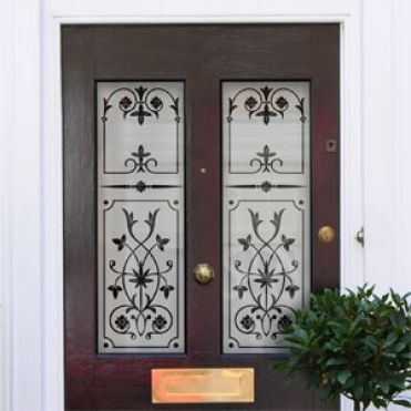 Alva Victorian Frosted Door Pattern
