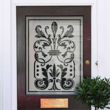 Jane Victorian Frosted Door Pattern