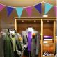 Purple Mauve And Blue Bunting thumbnail 1