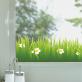 Grass Border With Daisies Window Sticker thumbnail 2