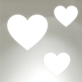 Plain Heart Stickers thumbnail 1