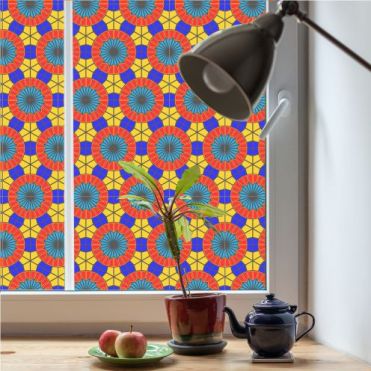 Arabesque Stained Glass Effect Window Film